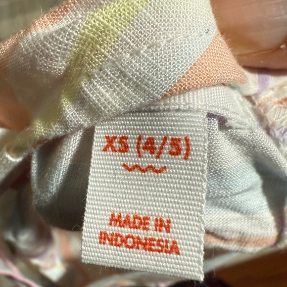 Colorful Striped Kids Pants and Top Set - Picture 4 of 4